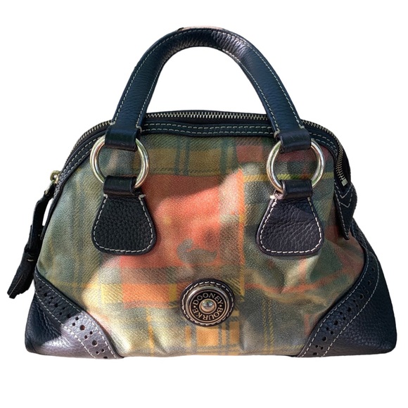 Dooney & Bourke toledo plaid stanwich satchel